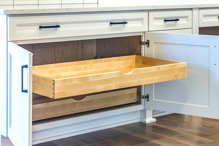 kitchen pull shelving